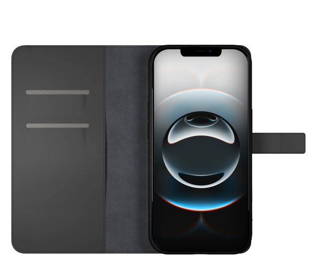 Puro Booklet Case z klapką i portfelem do iPhone 16e - czarne - 1346133 - zdjęcie 4